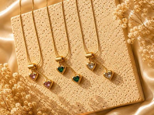 Double heart layer chain